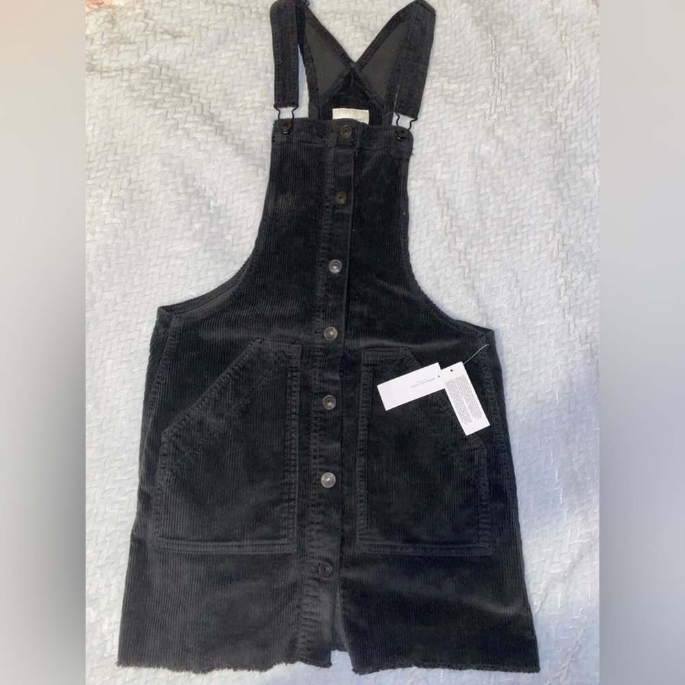 NWT - American Eagle - coverall skirt (grey wash) size small